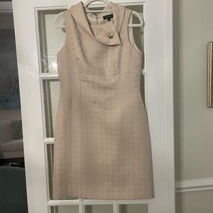 Tahari dress, beige/cream size 8